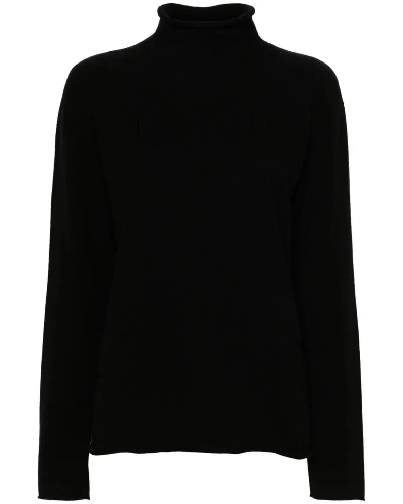 Jil Sander Rollkragenpullover aus Kaschmir - Schwarz Schwarz