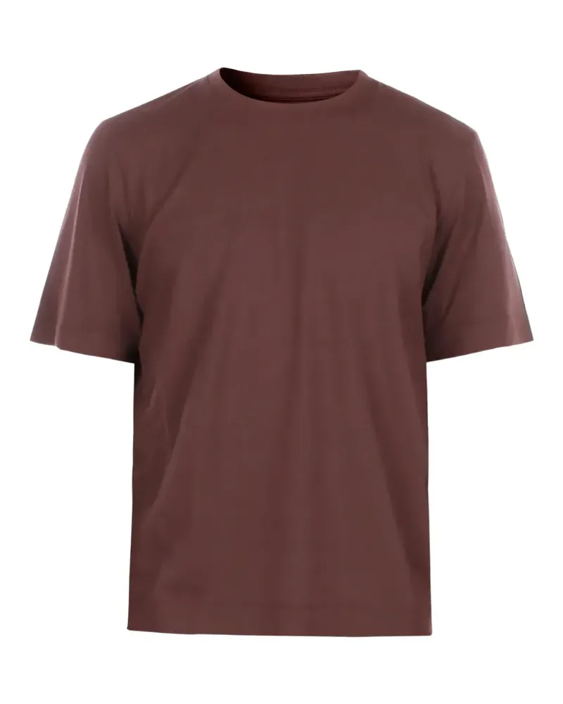 Alpha Studio crew-neck short-sleeve T-shirt - Braun Braun