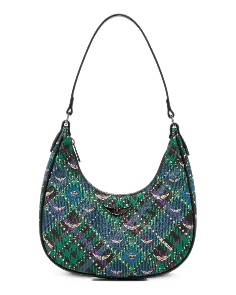 Zadig & Voltaire Z Night Out plaid-pattern shoulder bag - Grün Grün