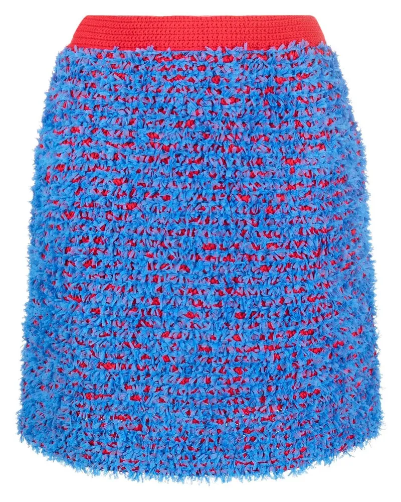 Tory Burch Rock mit hohem Bund - Blau Blau