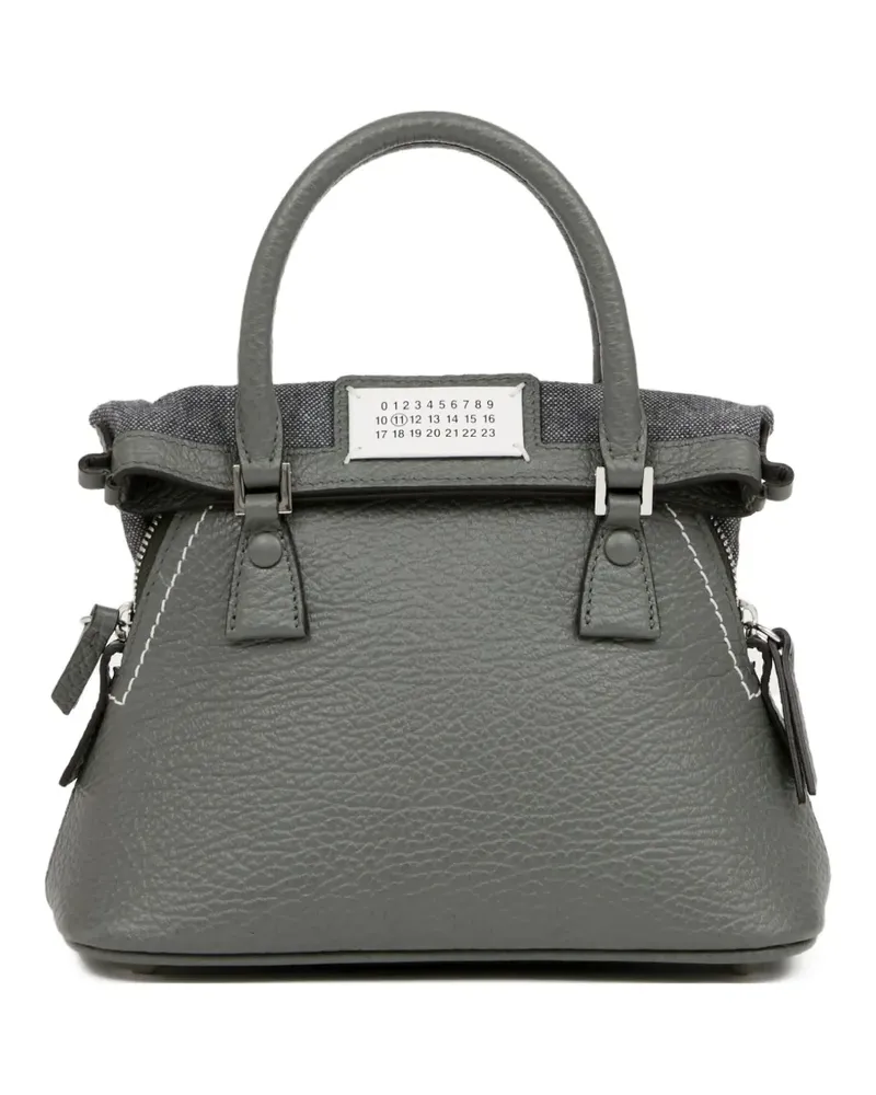 Maison Margiela Mini 5AC Classique Handtasche - Grau Grau