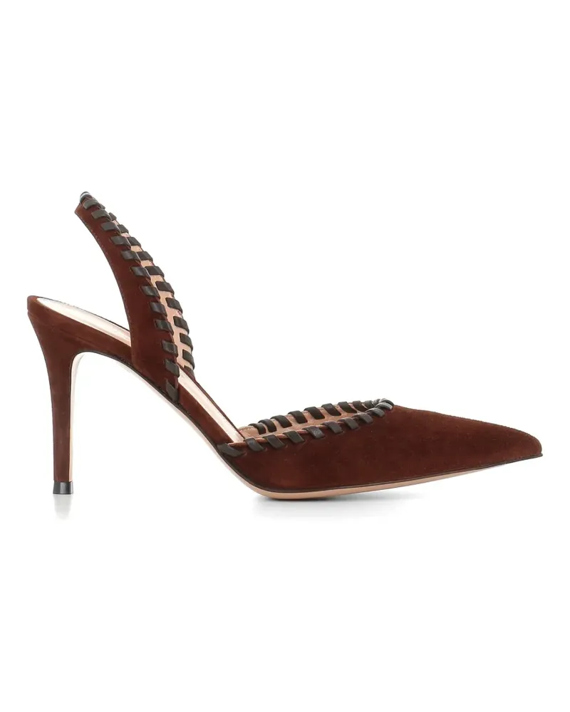 Gianvito Rossi Geflochtene Pumps - Braun Braun