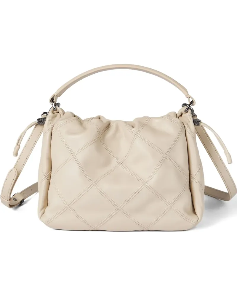 Brunello Cucinelli Tote Bag mit Monili-Detail - Nude Nude
