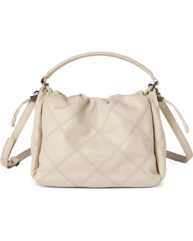 Brunello Cucinelli Tote Bag mit Monili-Detail - Nude Nude