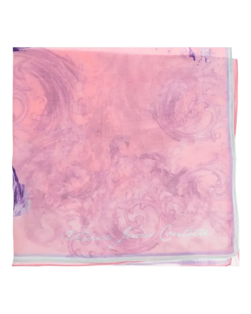 Versace Jeans Schal mit Print - Rosa Rosa