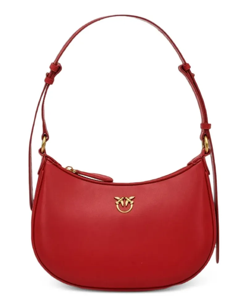 Pinko logo detail shoulder bag - Rot Rot