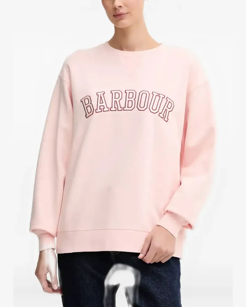 Barbour Northumberland logo-embroidered sweatshirt - Rosa Rosa