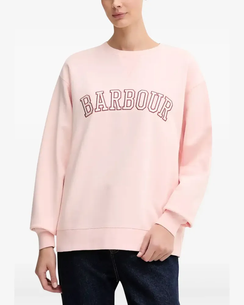 Barbour Northumberland logo-embroidered sweatshirt - Rosa Rosa