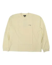 Stüssy Lazy long-sleeve T-shirt Gelb