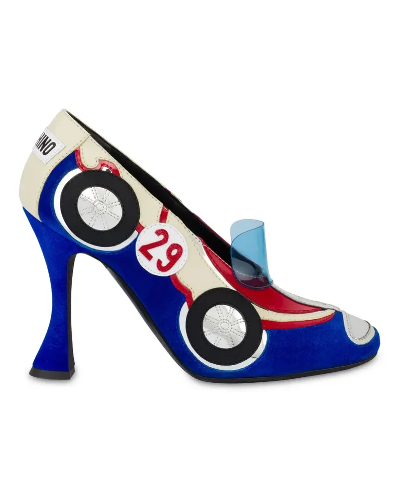 Moschino Pumps im Patchwork-Look - Blau Blau