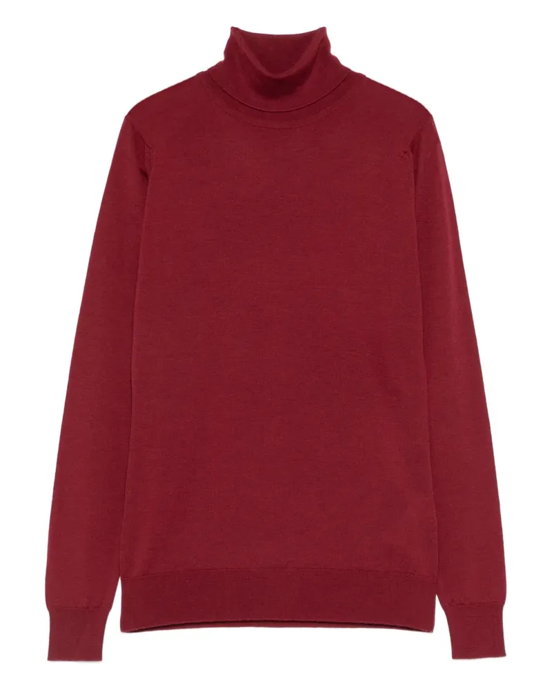 John Smedley Catkin Pullover - Rot Rot