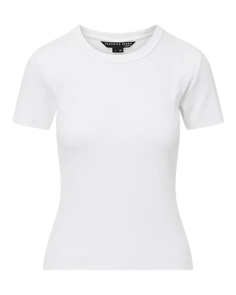 Veronica Beard Pruitt ribbed T-shirt - Weiß Weiß