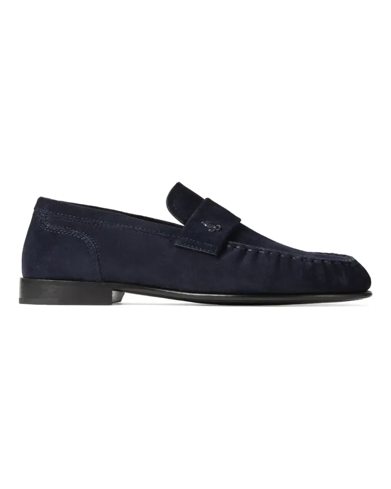 Jimmy Choo Ellis F suede loafers - Blau Blau