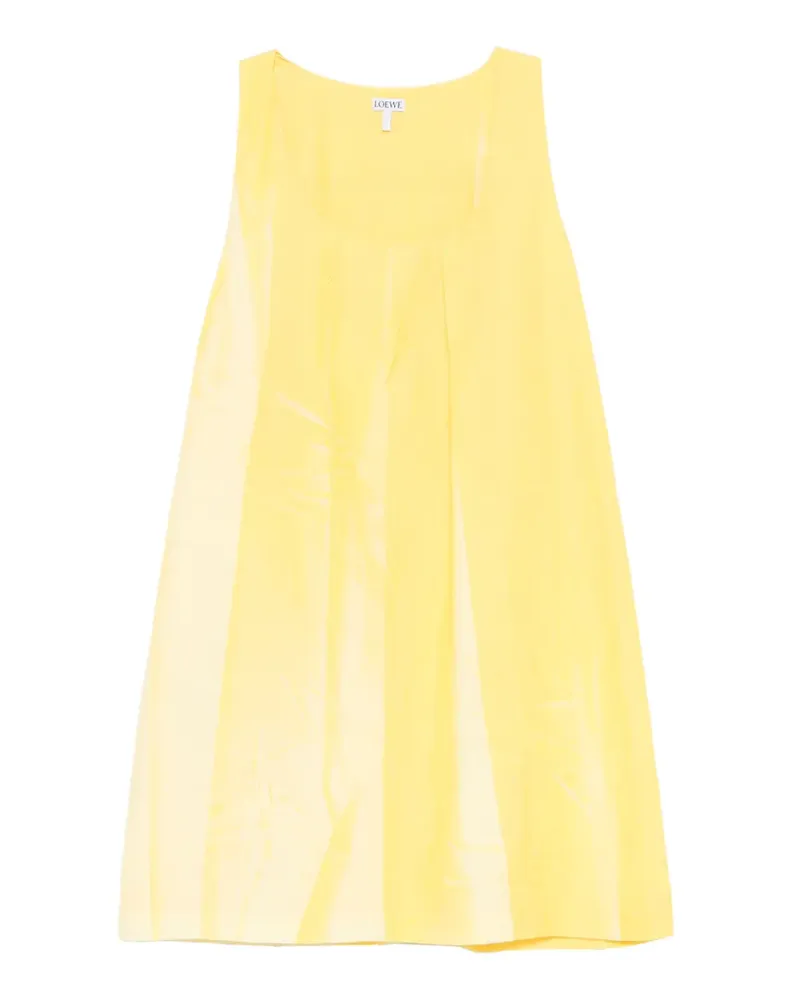 Loewe Trägerkleid mit U-Ausschnitt - Gelb Gelb
