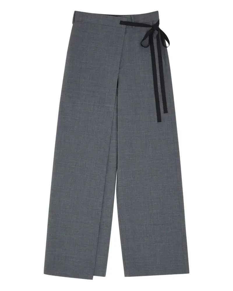 Maison Margiela Klassische Hose mit Bindedetail - Grau Grau