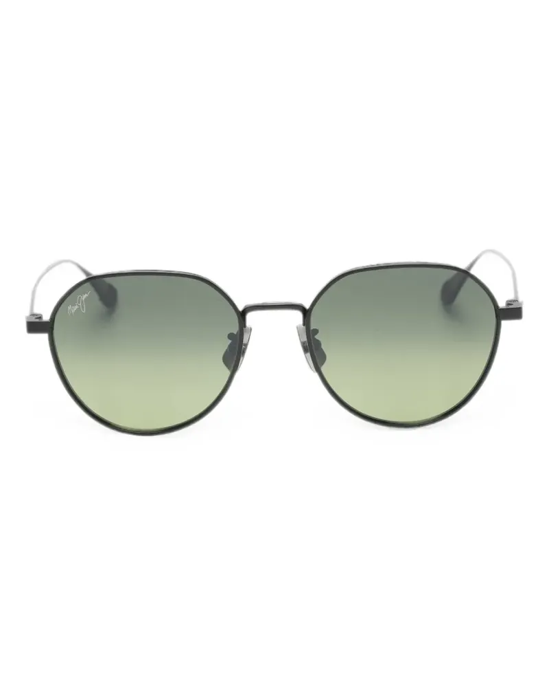 Maui Jim Kaulana geometric-frame sunglasses - Schwarz Schwarz
