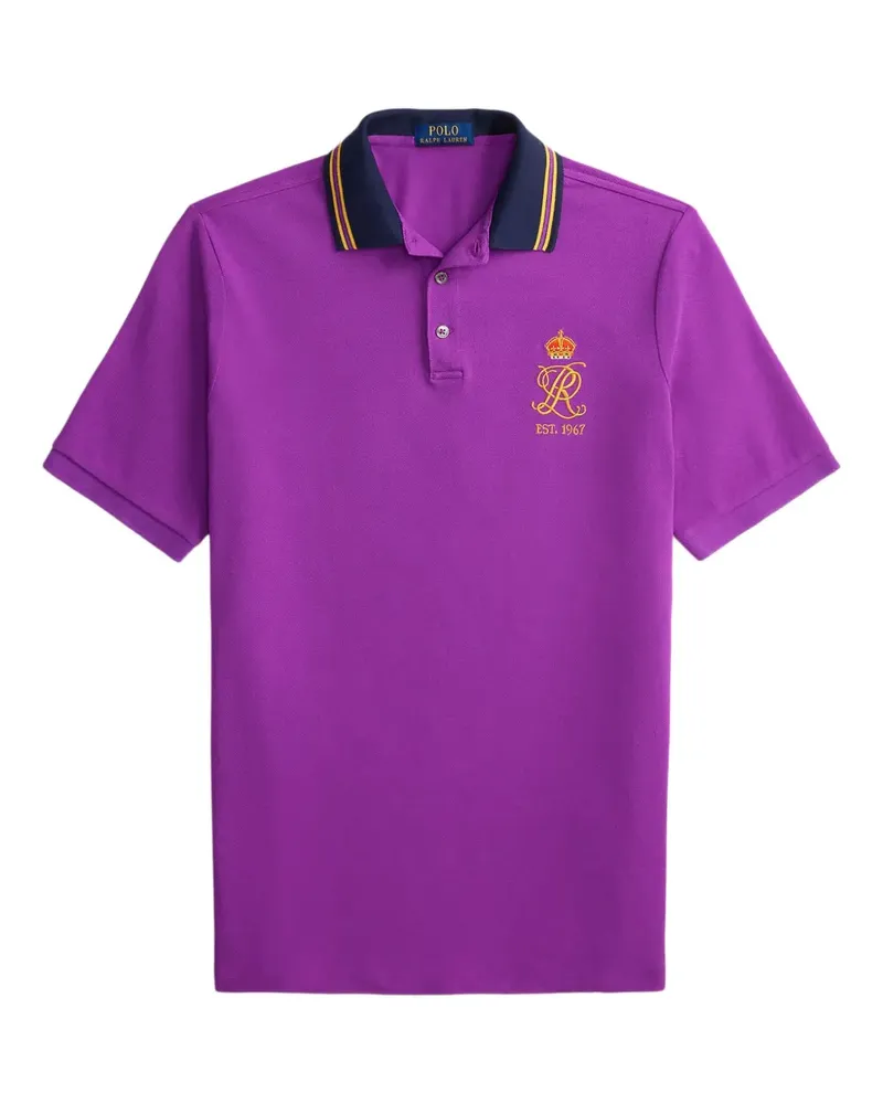 Ralph Lauren Poloshirt mit Stickerei - Violett Violett