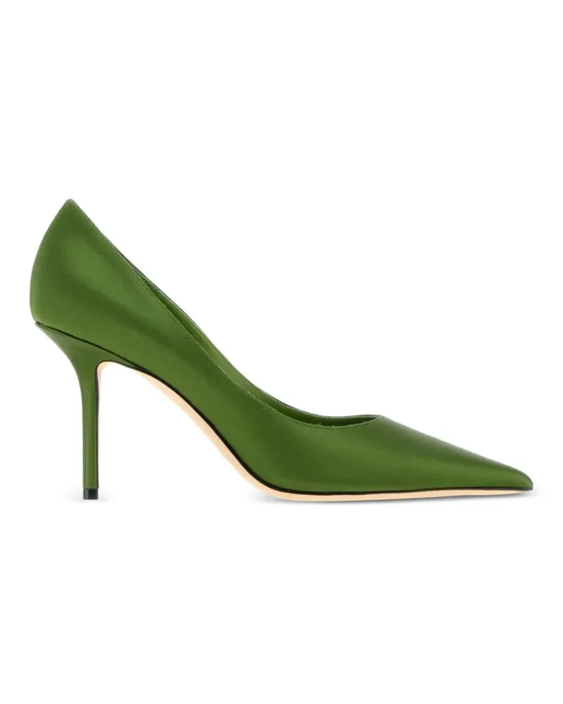 Jimmy Choo Love Pumps aus Satin - Grün Grün