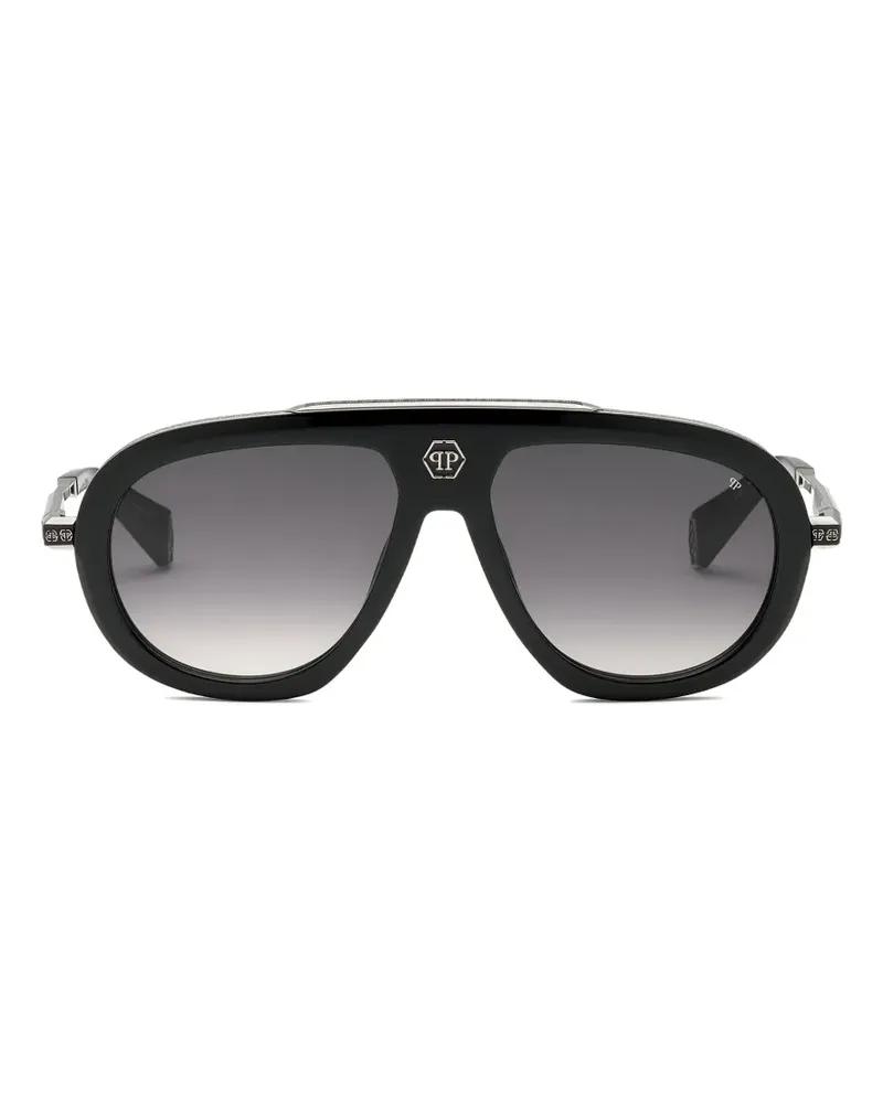 Philipp Plein Getönte Pilotenbrille - Schwarz Schwarz