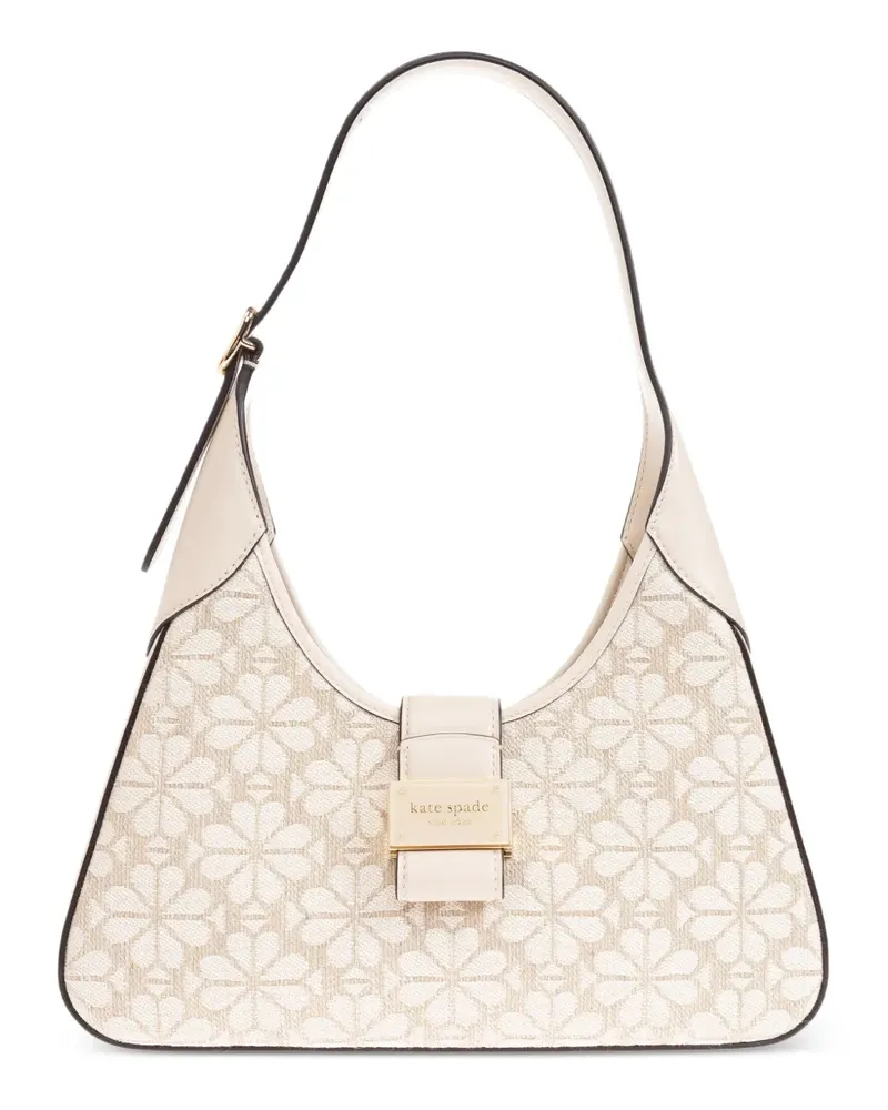 Kate Spade Nouveau Schultertasche aus Blumenjacquard - Nude Nude