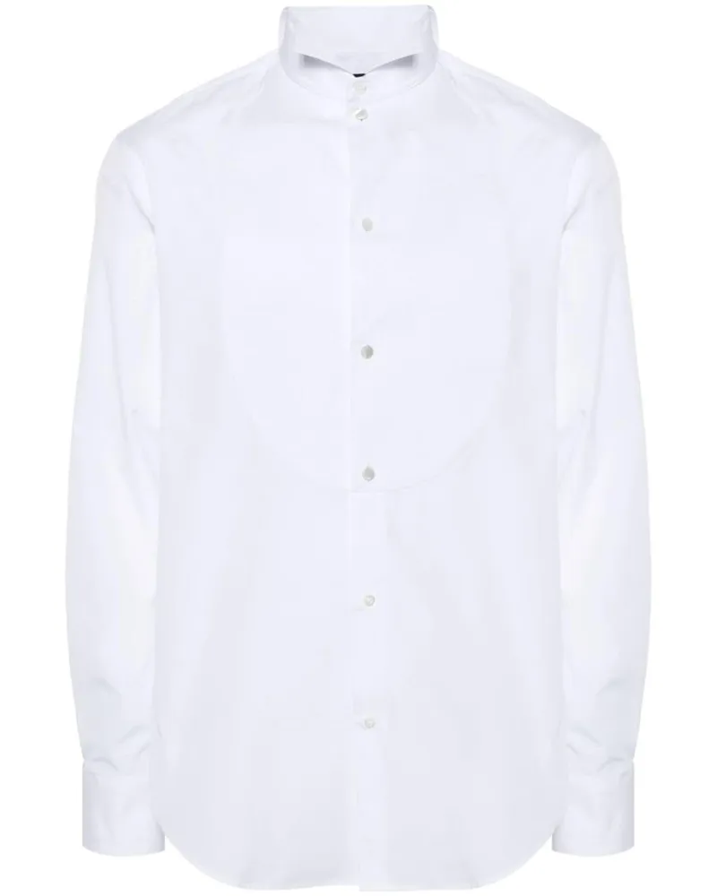Emporio Armani Hemd mit Latz - Weiß Weiß
