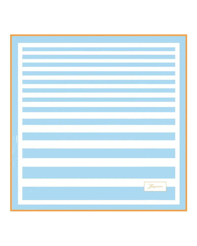 Jacquemus striped scarf - Blau Blau