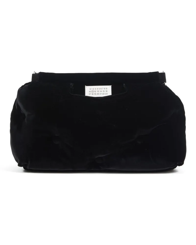 Maison Margiela Mittelgroße Glam Slam Schultertasche - Schwarz Schwarz