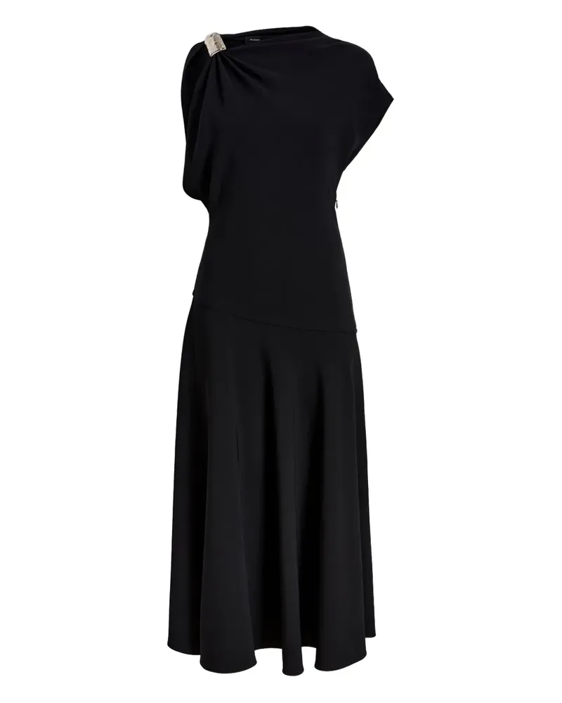 Proenza Schouler Drapiertes One-Shoulder-Kleid - Schwarz Schwarz