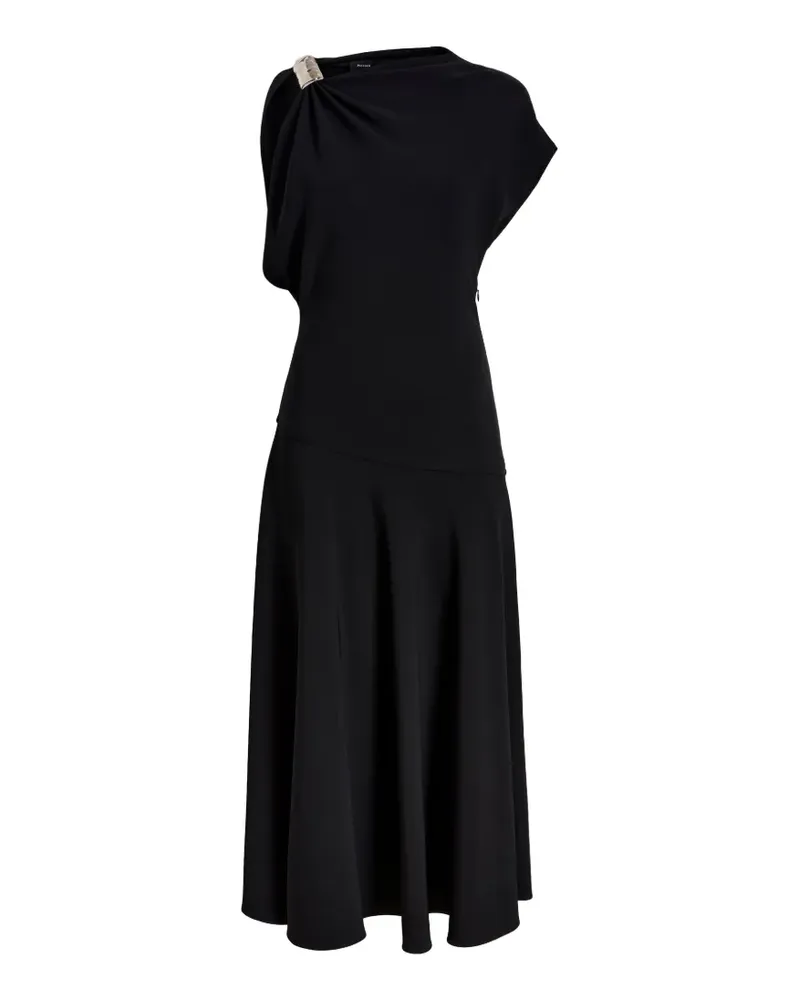 Proenza Schouler Drapiertes One-Shoulder-Kleid - Schwarz Schwarz