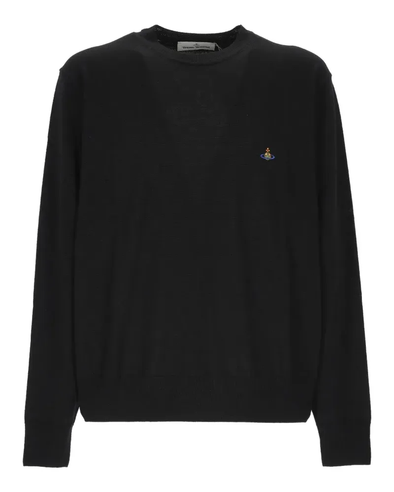Vivienne Westwood Orb-embroidered sweater - Schwarz Schwarz