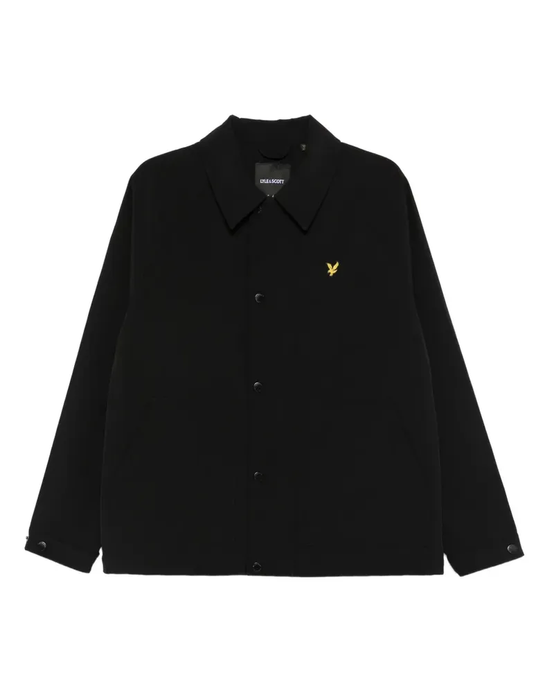 Lyle & Scott Hemdjacke mit geknöpften Taschen - Schwarz Schwarz