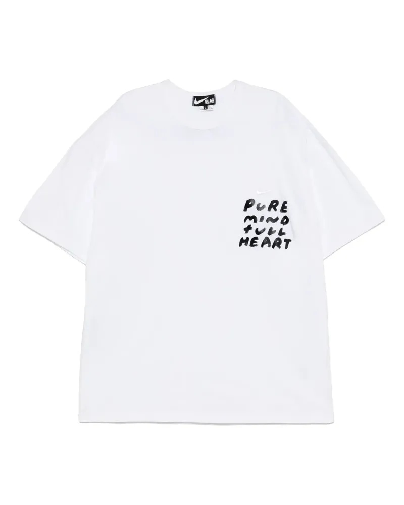 Comme des Garçons x Nike T-Shirt mit Print - Weiß Weiß