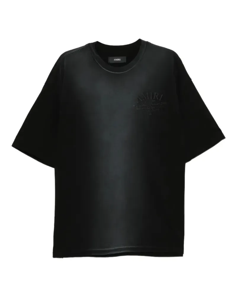 Amiri logo-embroidered T-shirt - Schwarz Schwarz