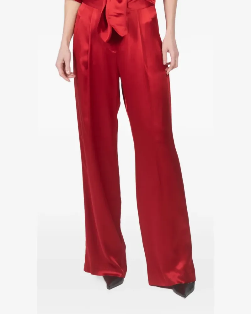 The Sei tie wide-leg trousers - Rot Rot