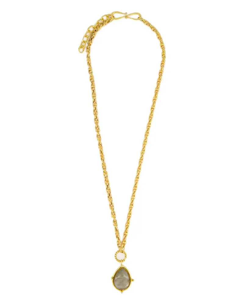 Sylvia Toledano labradorite-pendant necklace - Gold Gold