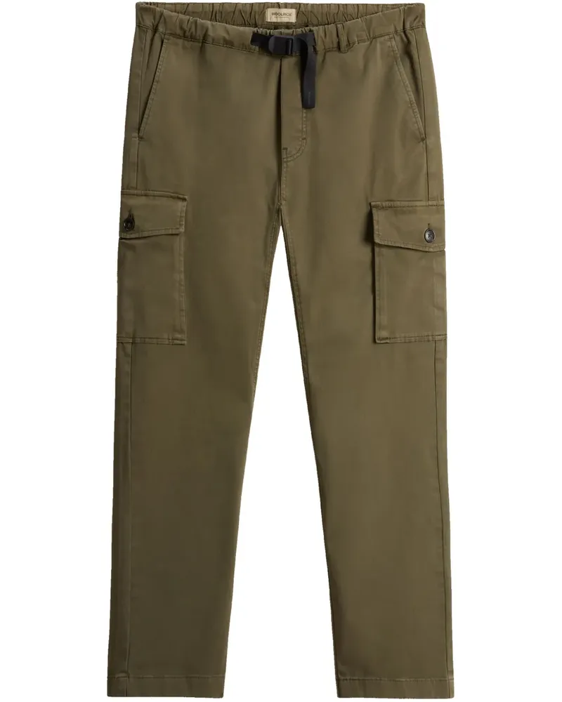 Woolrich Cargohose mit Gürtel - Grün Grün