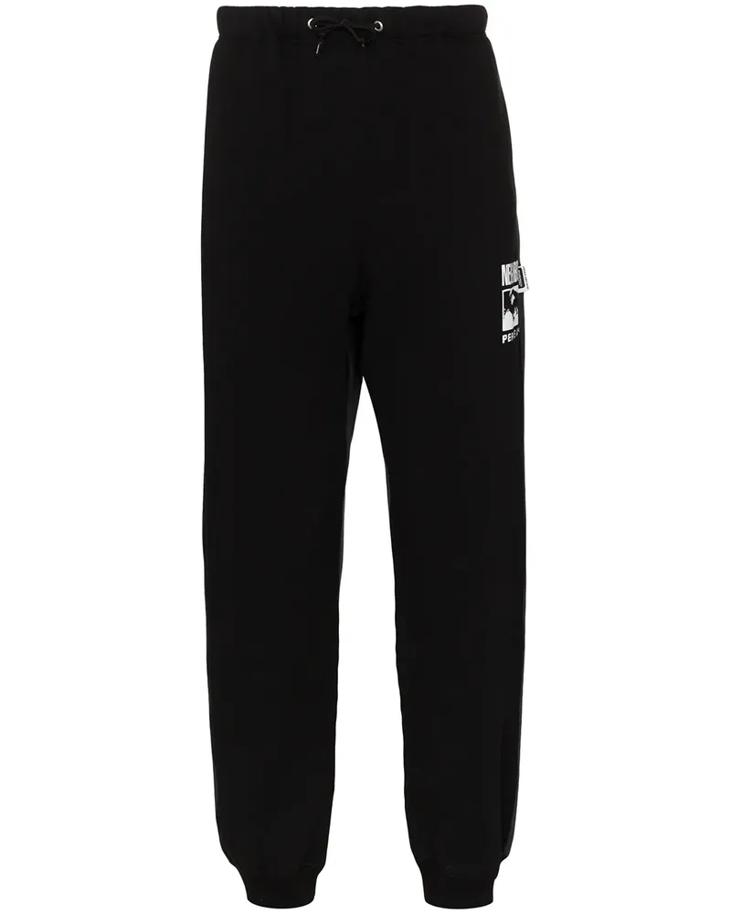 Neighborhood Jogginghose mit Logo-Print - Schwarz Schwarz