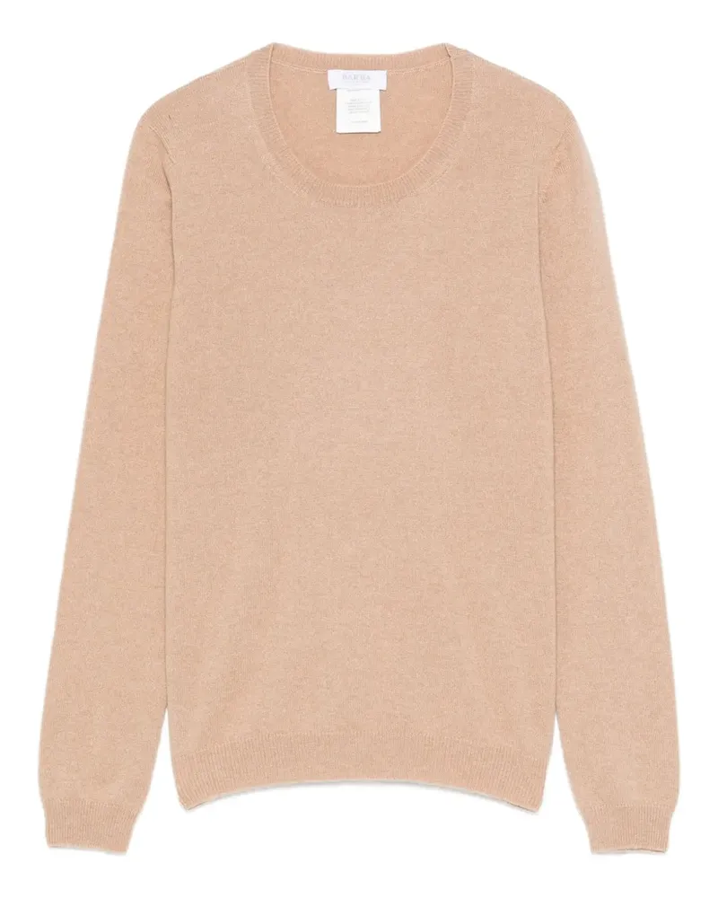 BARBA crew-neck sweater - Nude Nude