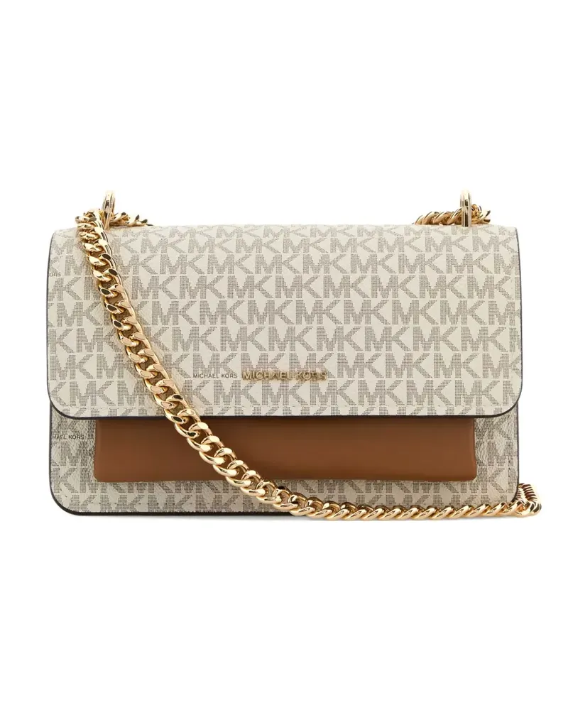 Michael Kors Clair Monogram Umhängetasche - Nude Nude