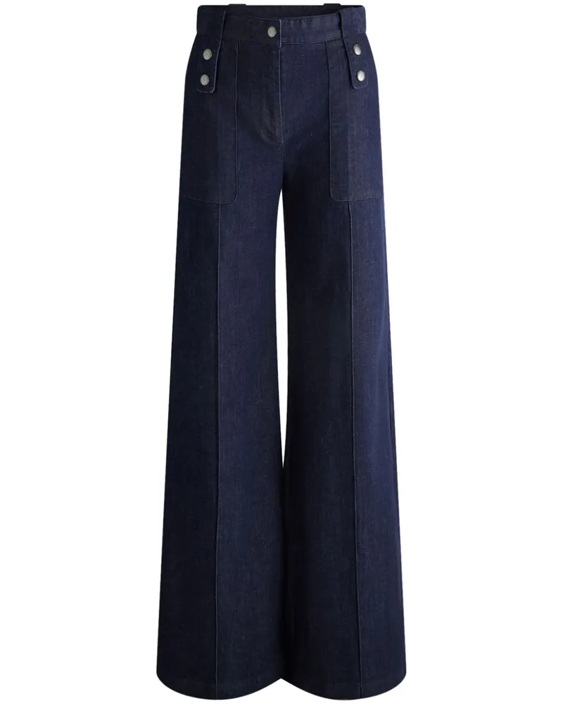 FUSALP Noela Wide-Leg-Jeans - Blau Blau
