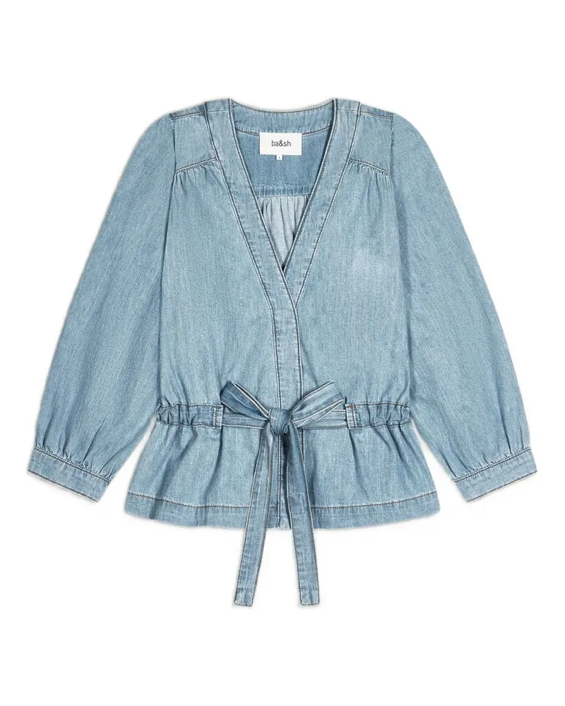 ba&sh Bluse aus Baumwolle - Blau Blau