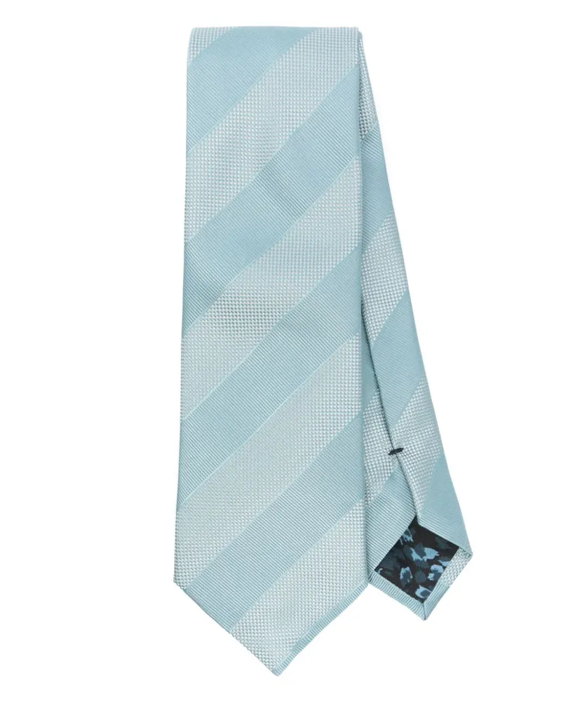 Paul Smith Gestreifte Krawatte - Blau Blau