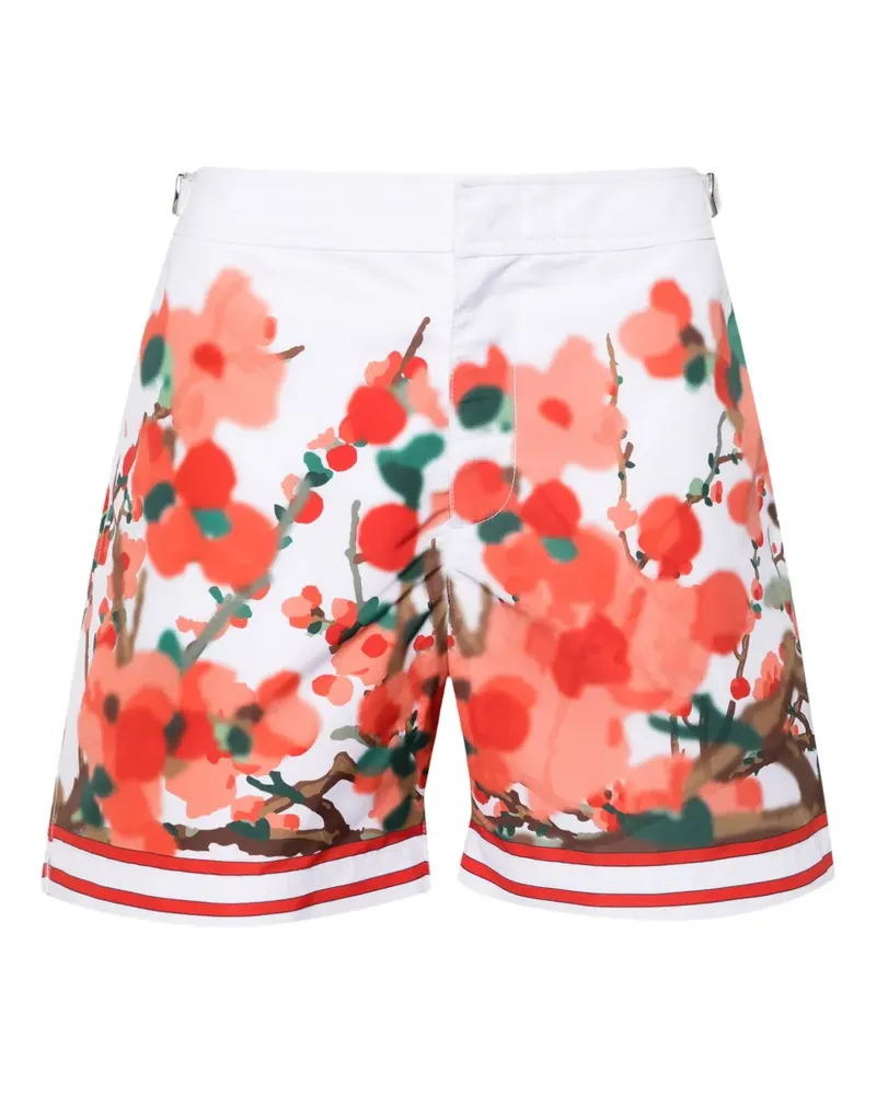Orlebar Brown Bulldog Blossom Season Badeshorts - Rot Rot