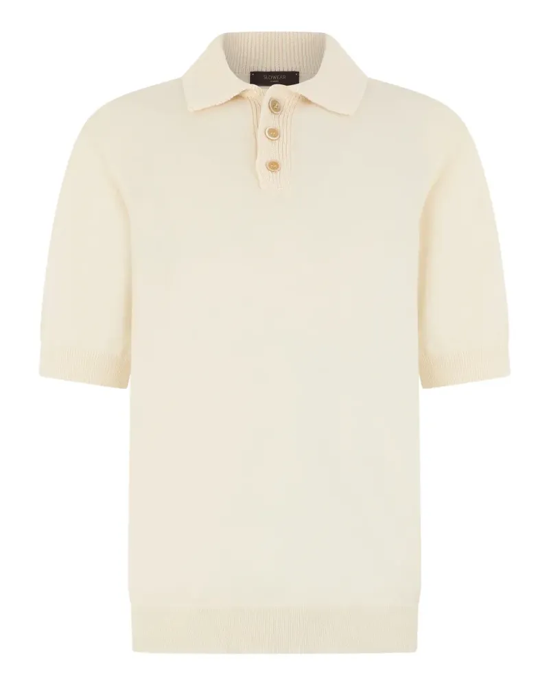 Slowear half-button polo shirt - Gelb Gelb
