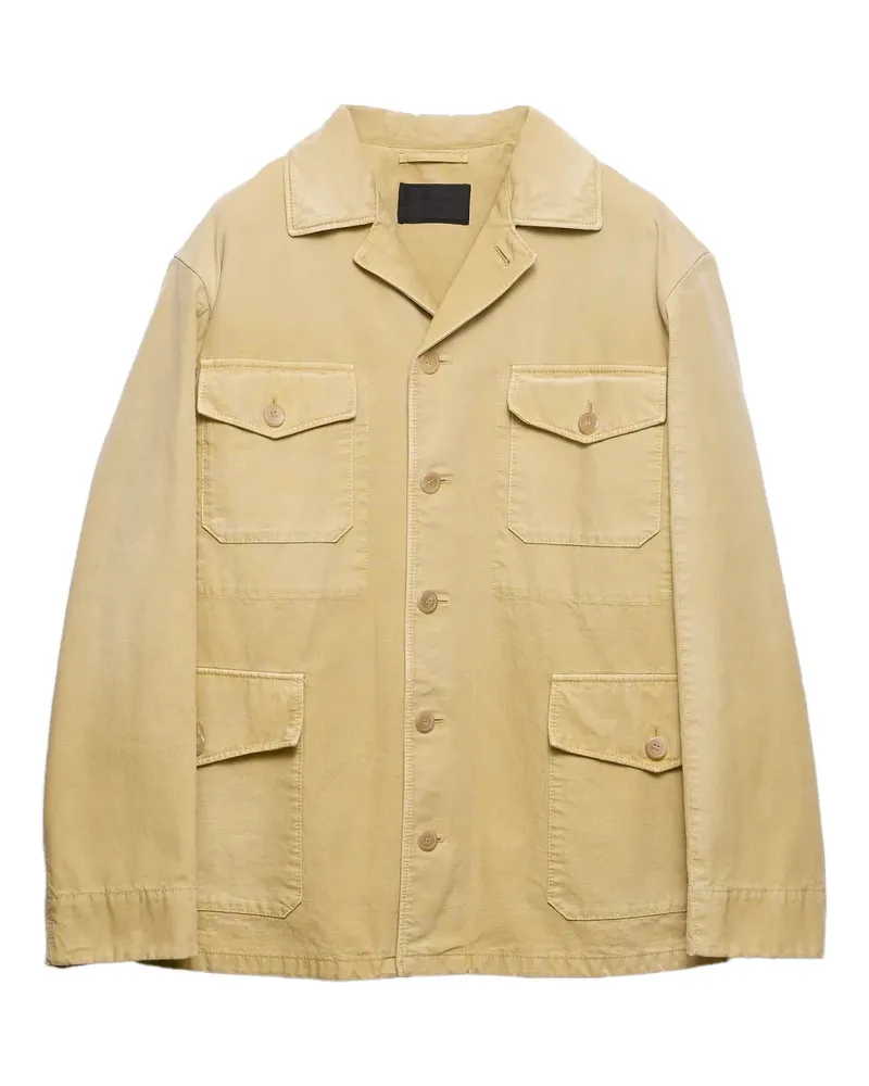 Prada Jacke mit aufgesetzten Taschen - Nude Nude