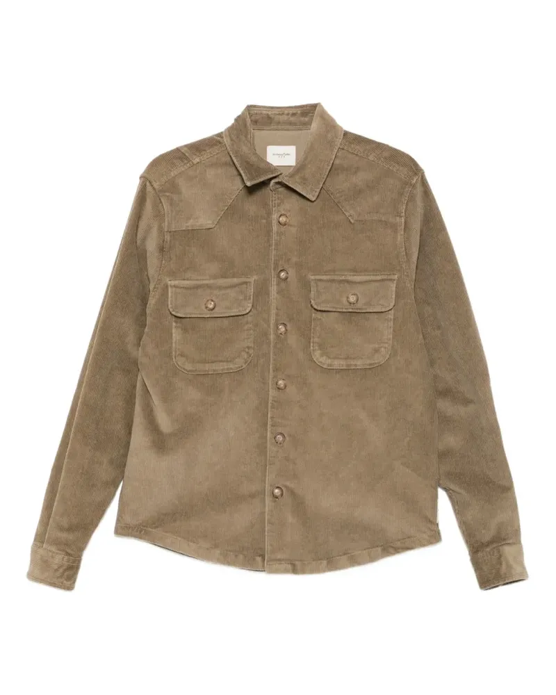 Tintoria Mattei corduroy western shirt - Nude Nude