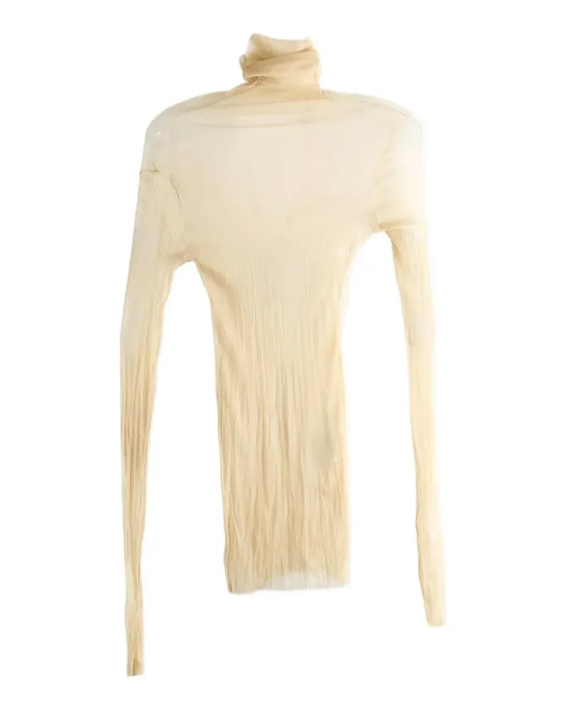 Cortana pleated top - Nude Nude