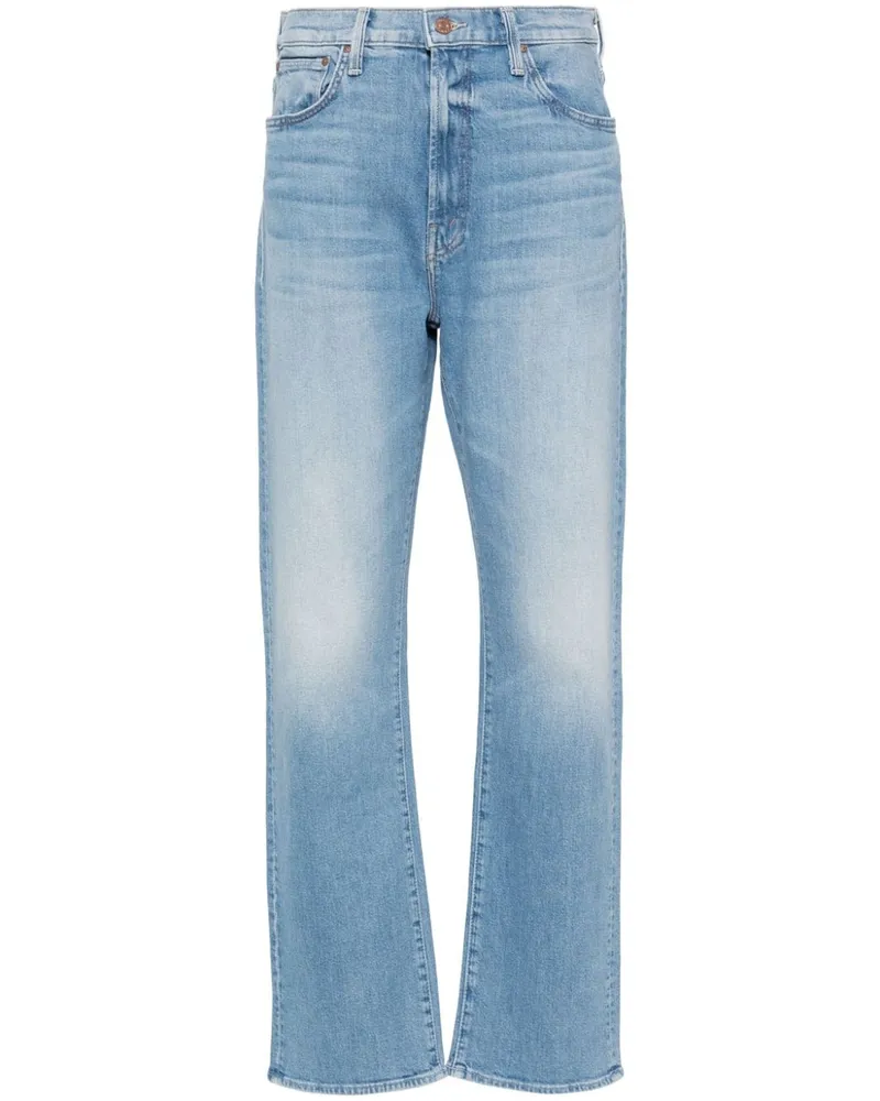 Mother The Ditcher Straight-Leg-Jeans - Blau Blau