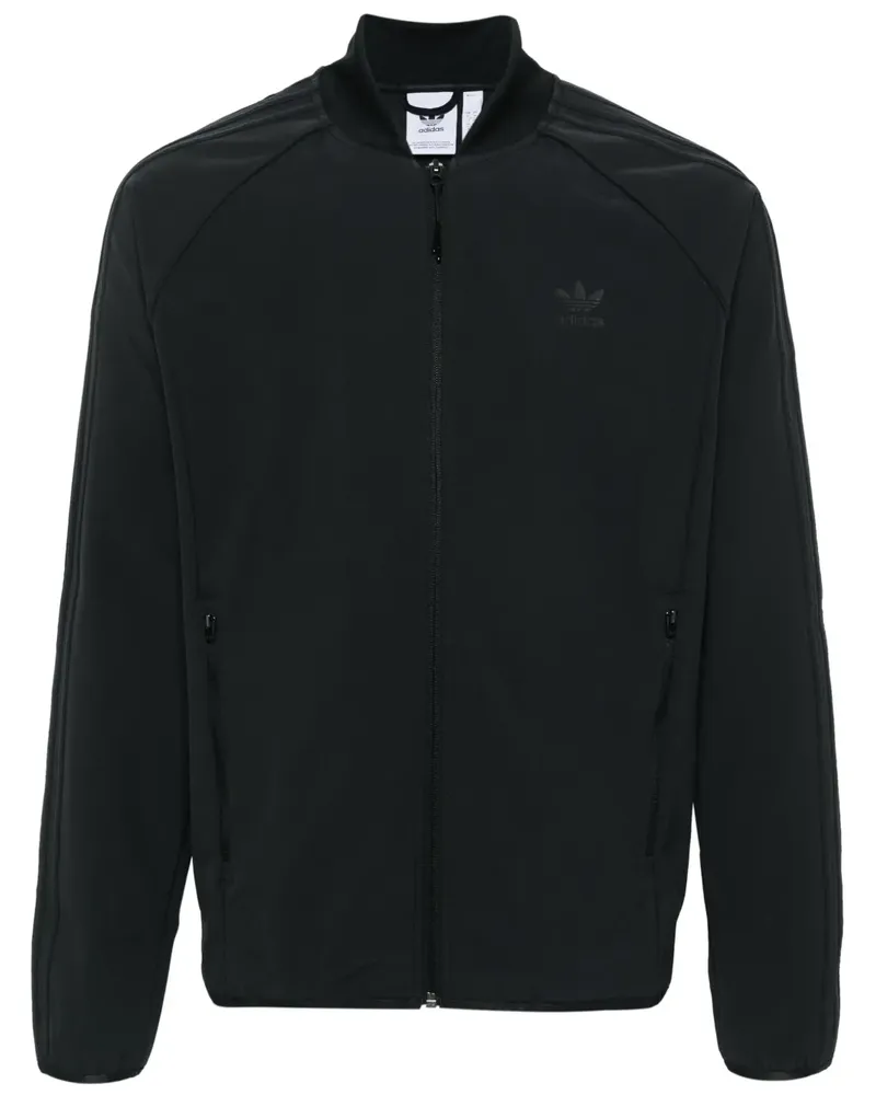 adidas SST Sportjacke mit Reißverschluss - Schwarz Schwarz