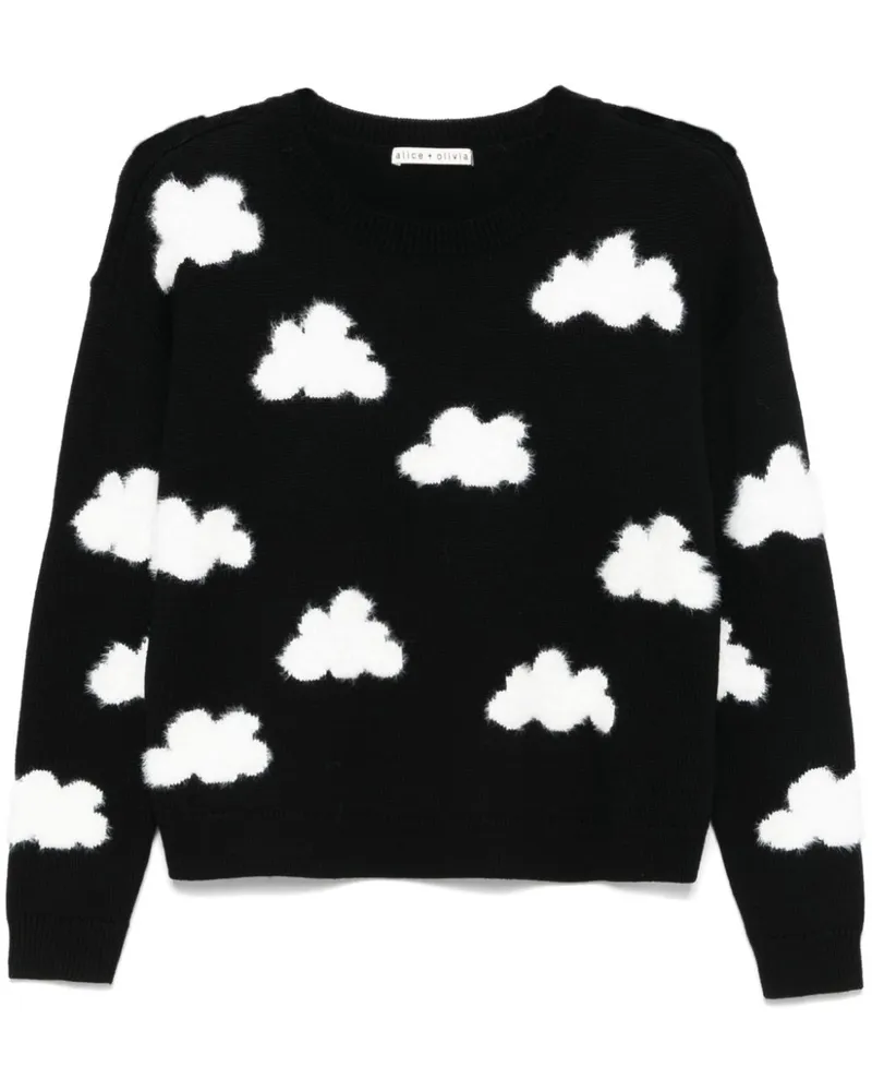 Alice + Olivia Gleeson Pullover - Schwarz Schwarz